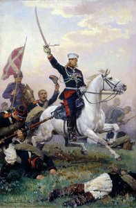 Generál M. D. Skobelev (1843-82) v rusko-turecké válce, 1883